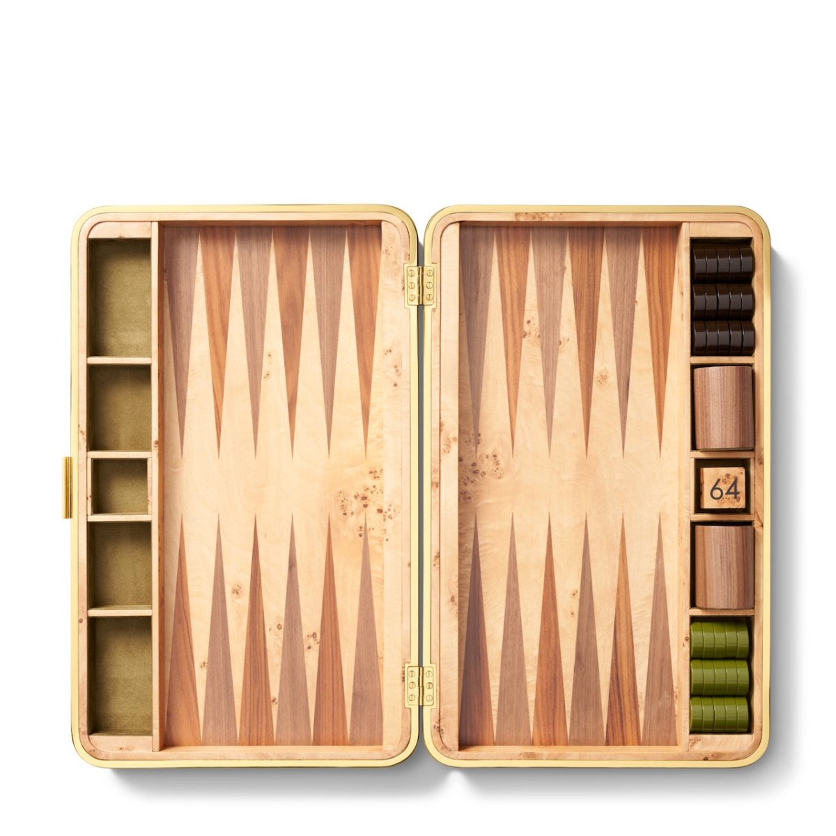 Velvet Backgammon in Moss by AERIN at Fig Linens and Home 5