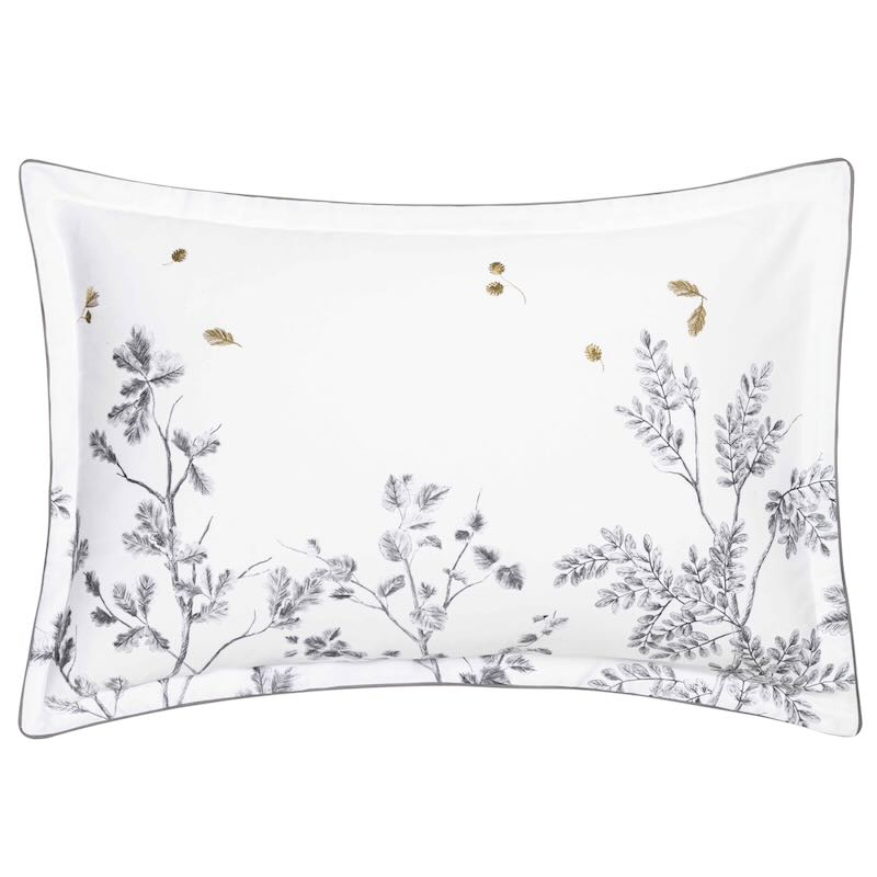 Pillow Sham - Saison White Bedding Alexandre Turpault at Fig Linens and Home