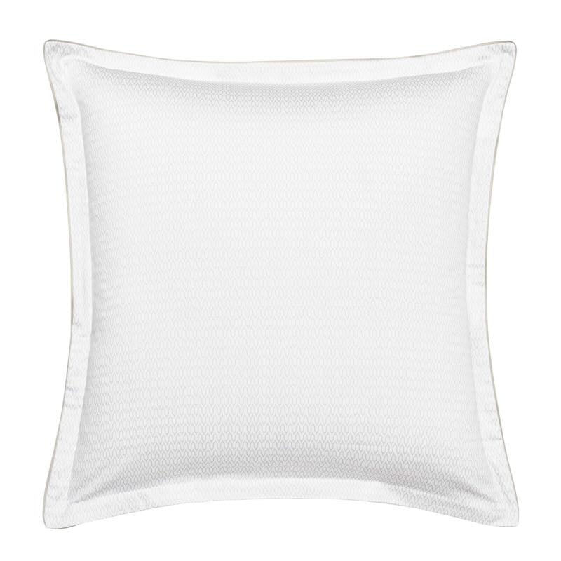 Euro Back - Alexandre Turpault Tourbillon Cosmos Flower Organic Cotton Bedding at Fig Linens & Home