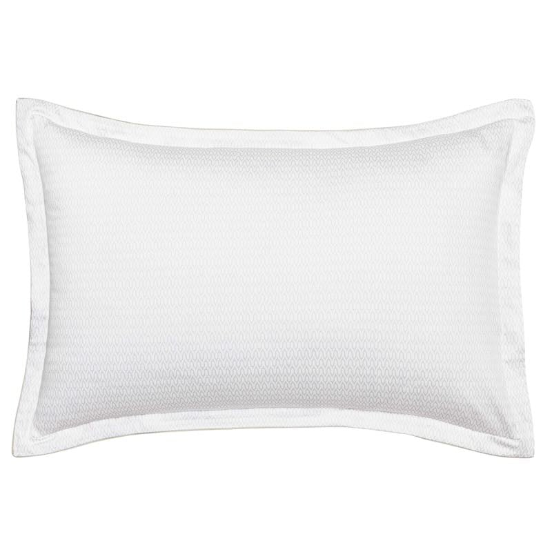 Pillow Sham Back - Alexandre Turpault Tourbillon Cosmos Flower Organic Bedding at Fig Linens & Home