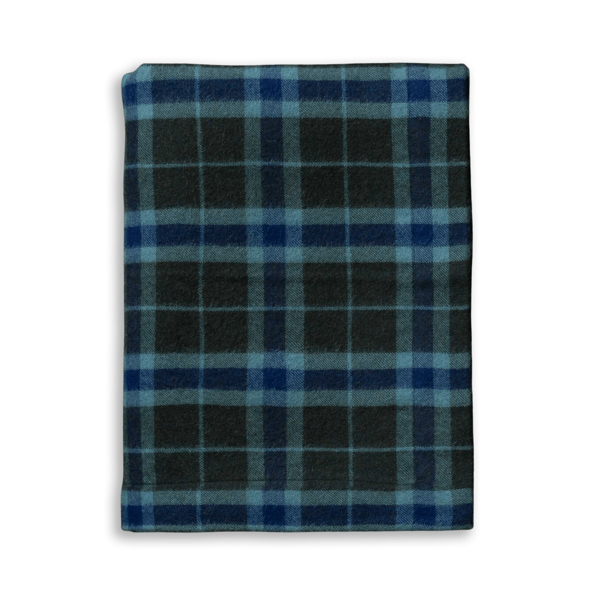 Alicia Adams Alpaca Aberdeen Throw - Velvet Green and Indigo at Fig Linens and Home