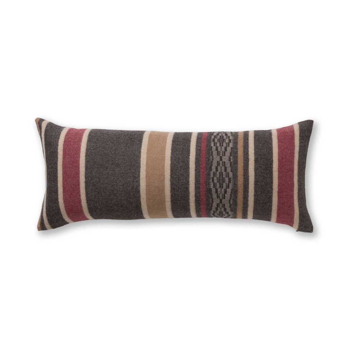 Casablanca Long Lumbar Pillow in Chocolate / Brick | Alicia Adams Alpaca at Fig Linens and Home