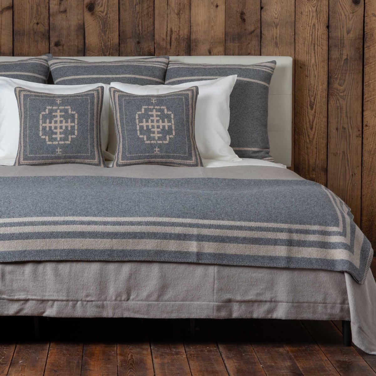 Mazing Bed Blanket by Alicia Adams Alpaca at Fig Linens and Home - Lifestyle 2