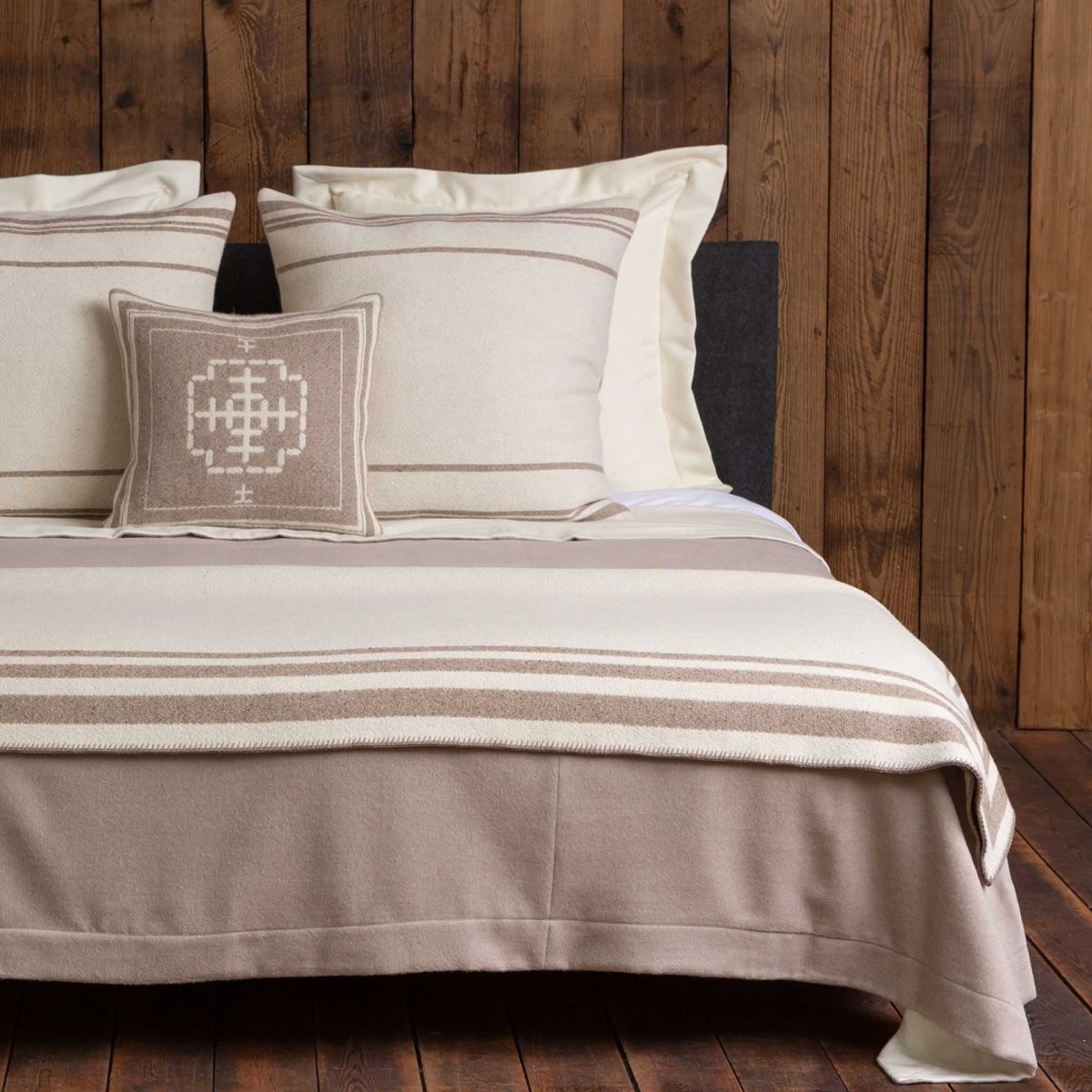 Mazing Bed Blanket by Alicia Adams Alpaca at Fig Linens and Home - Lifestyle 1