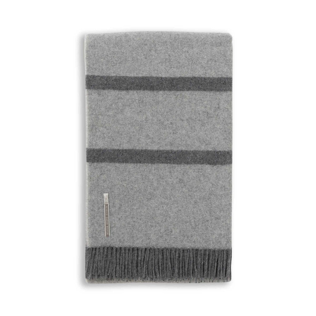 Meadow Throw in Dark Grey / Carbon | Alicia Adams Alpaca at Fig Linens and Home