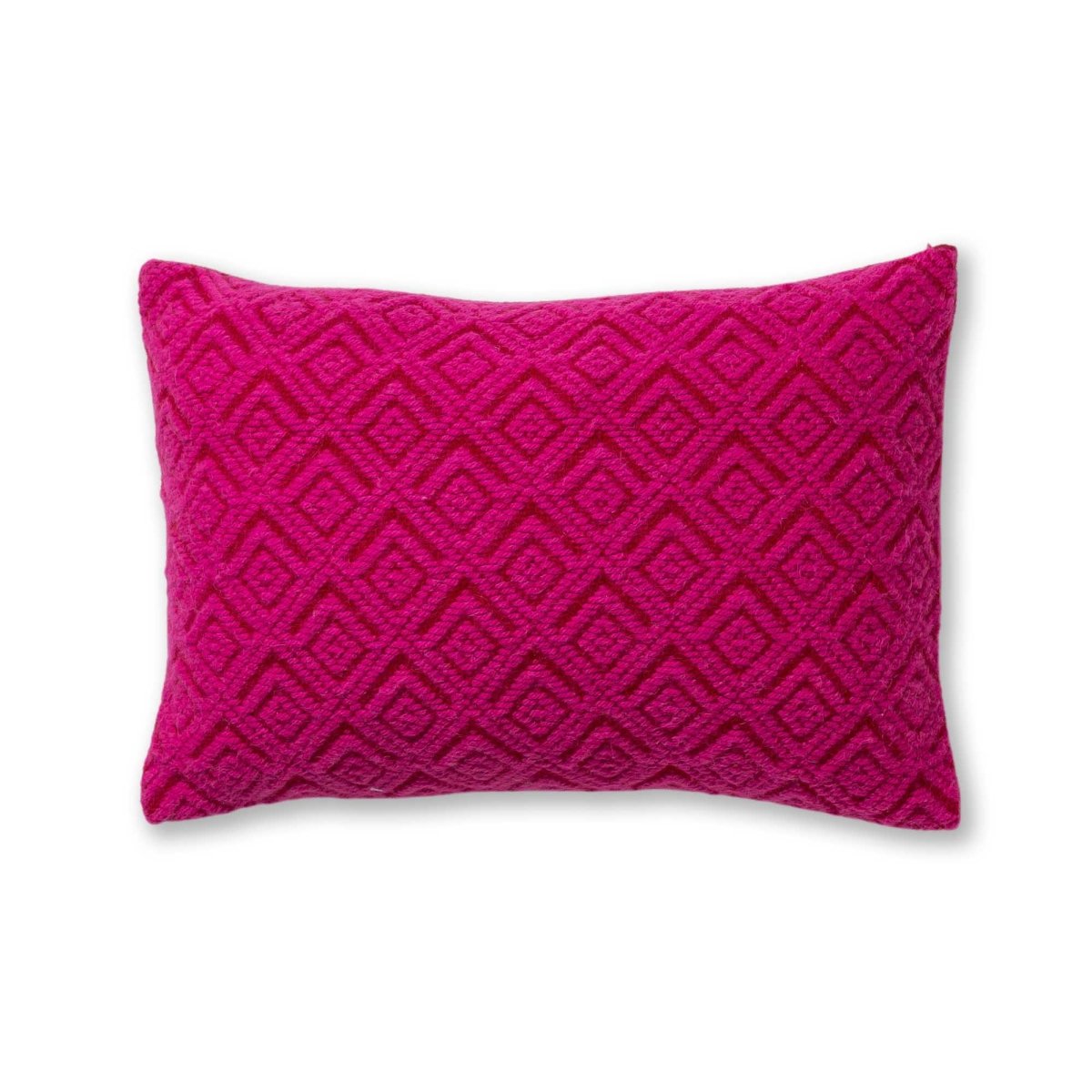 Mystic Lumbar Pillow in Shocking Pink / Scarlet | Alicia Adams Alpaca at Fig Linens and Home