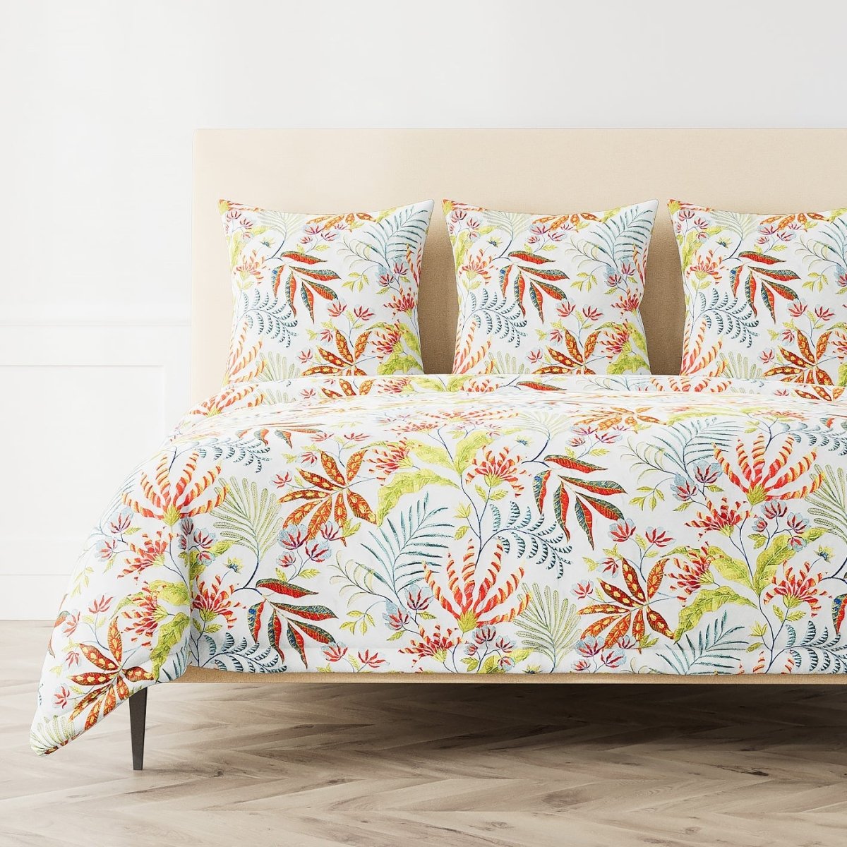 Cloud Forest White Duvet Covers by Ann Gish King Duvet Cover 110" x 98" White at FIG LINENS AND HOME 1