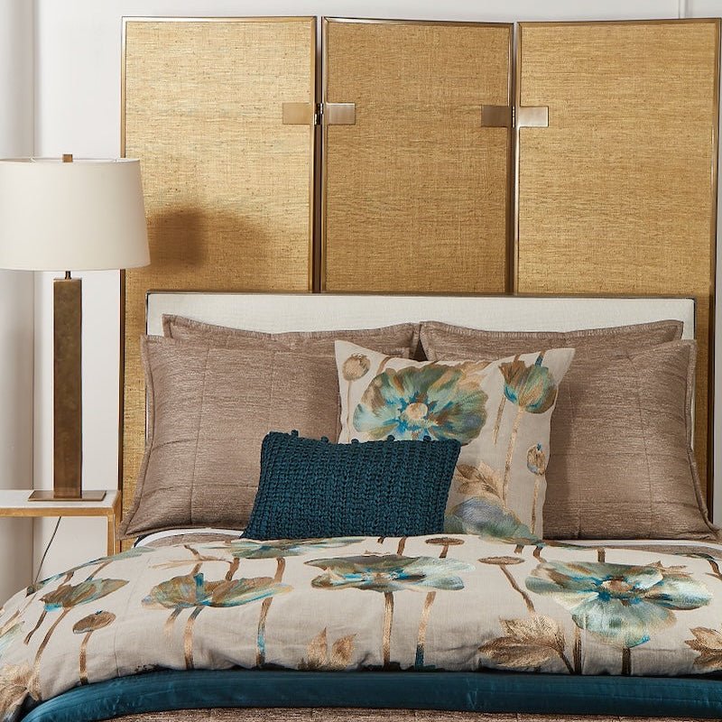 Opium Azure Bedding by Ann Gish at Fig Linens and Home
