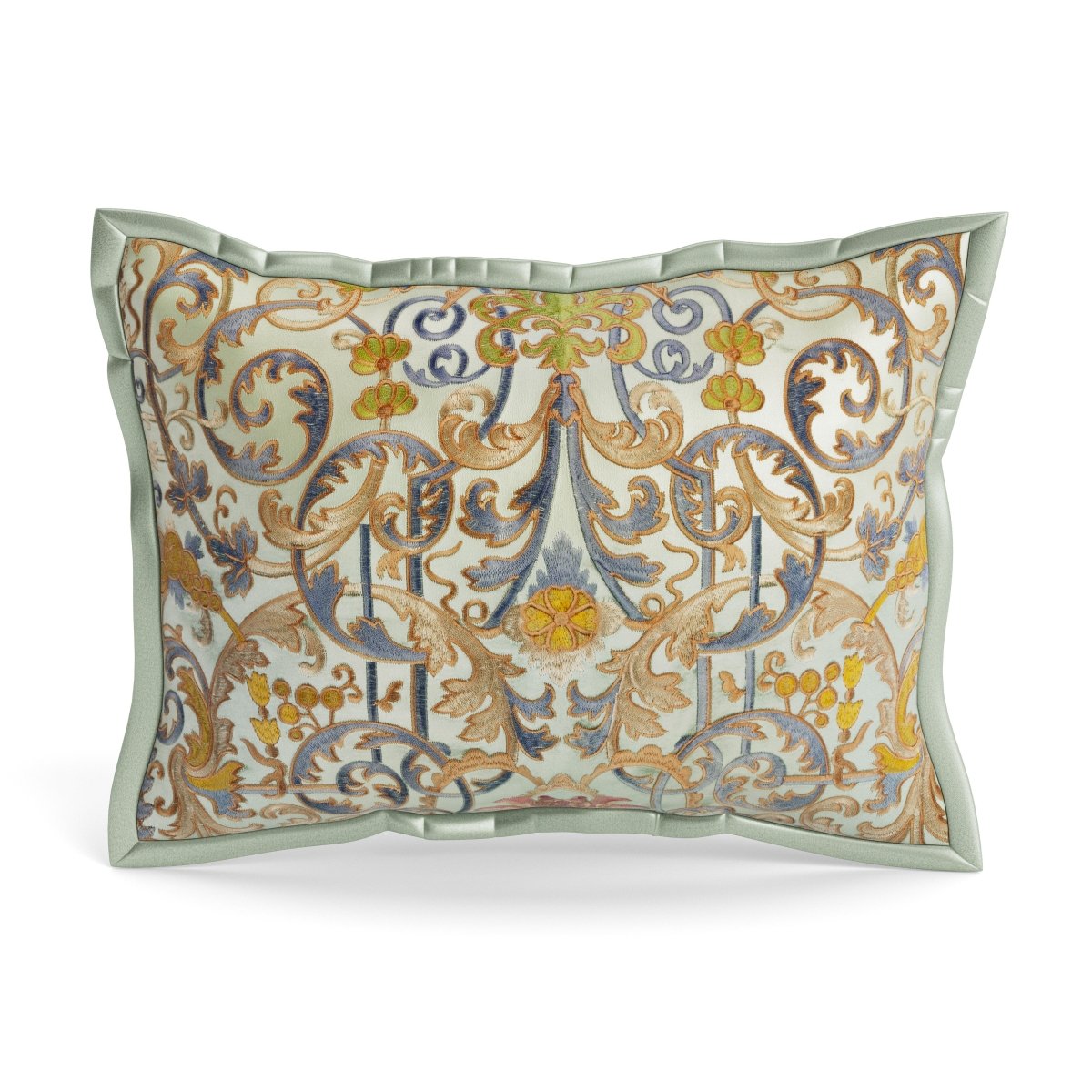 Venezia Decorative Pillows | The Met x Ann Gish - Green 12x16 Boudoir