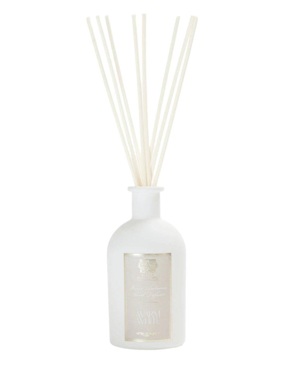 250ml Warm White Reed Diffuser by Antica Farmacista at Fig Linens and Home 1