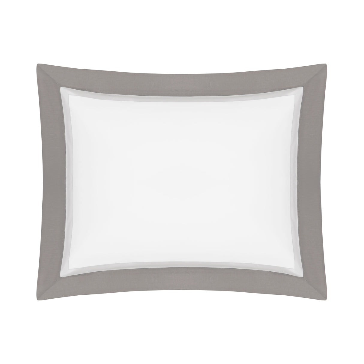 BORDERS BD SHAM - WHITE / PEBBLE / CHROME