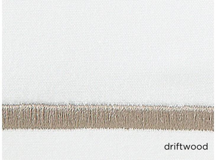 Fig Linens - Peacock Alley Bedding - Bouquet - White duvet with driftwood