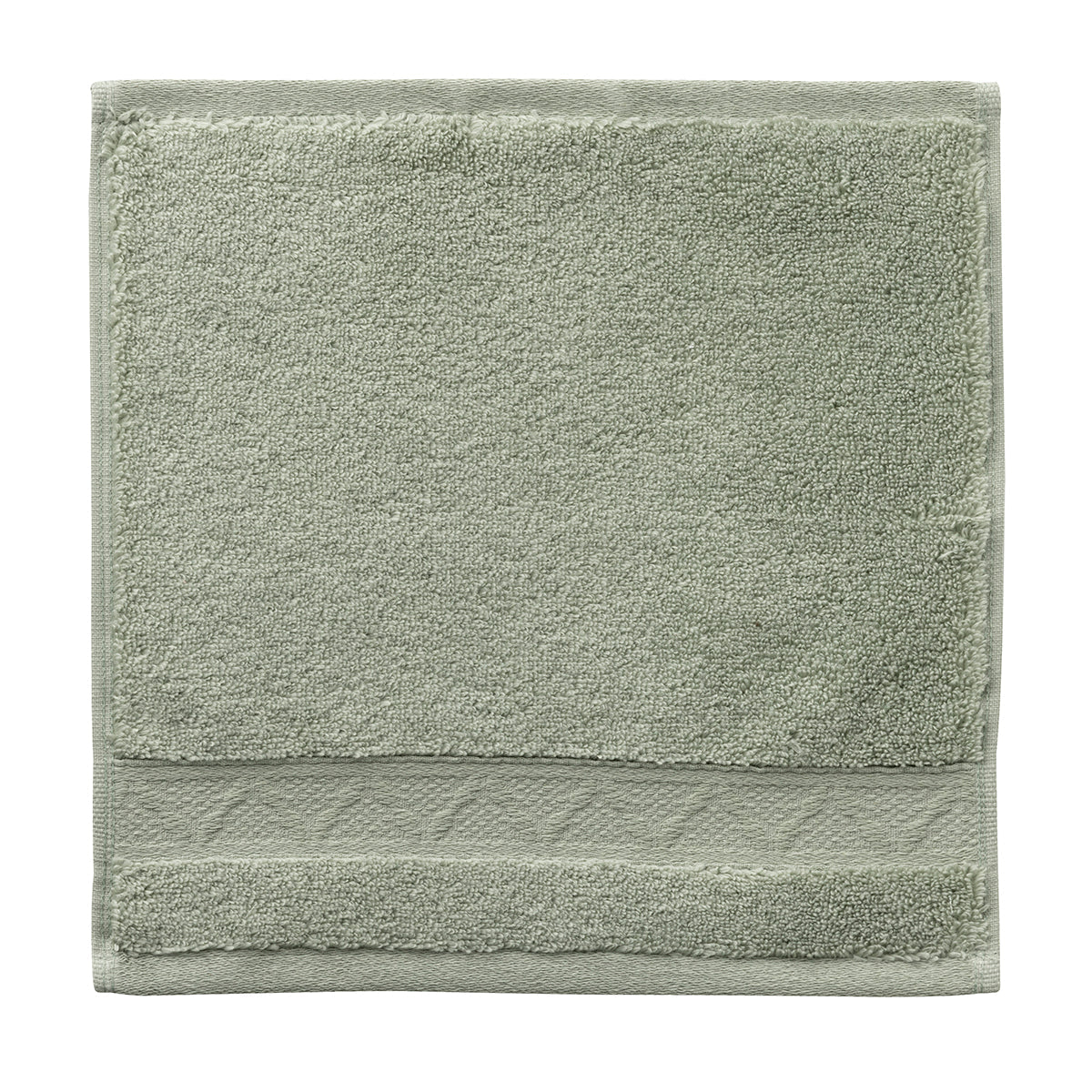 Caresse Green Washcloth By Le Jacquard Francais
