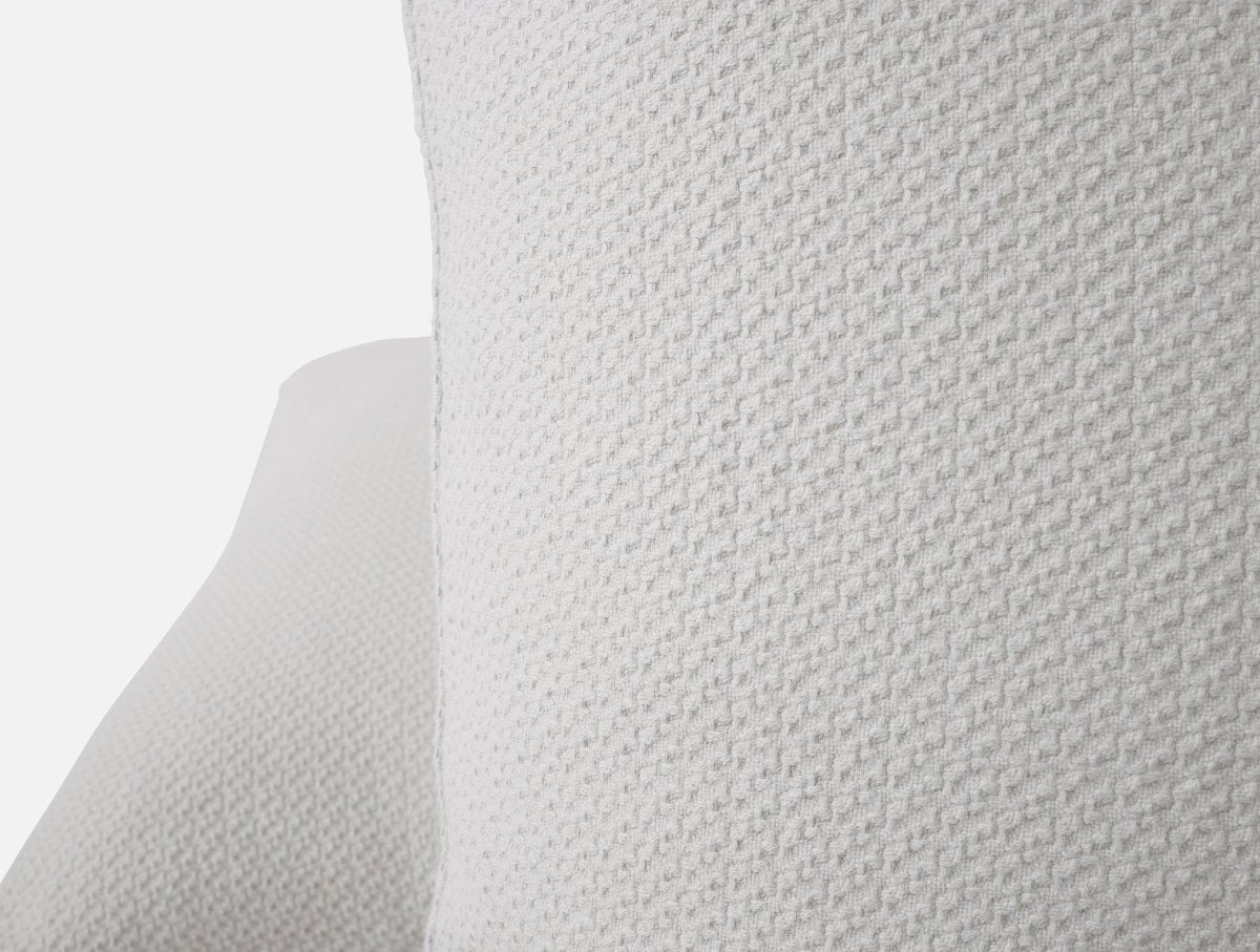 Euro Square Sham - Coyuchi Classic Organic Cotton Cloud Gray Blankets at Fig Linens and Home 2