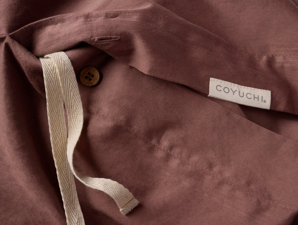 Cloud Soft Organic Sateen Mulberry Duvet Cover 2 | Coyuchi at Fig Linens and Home
