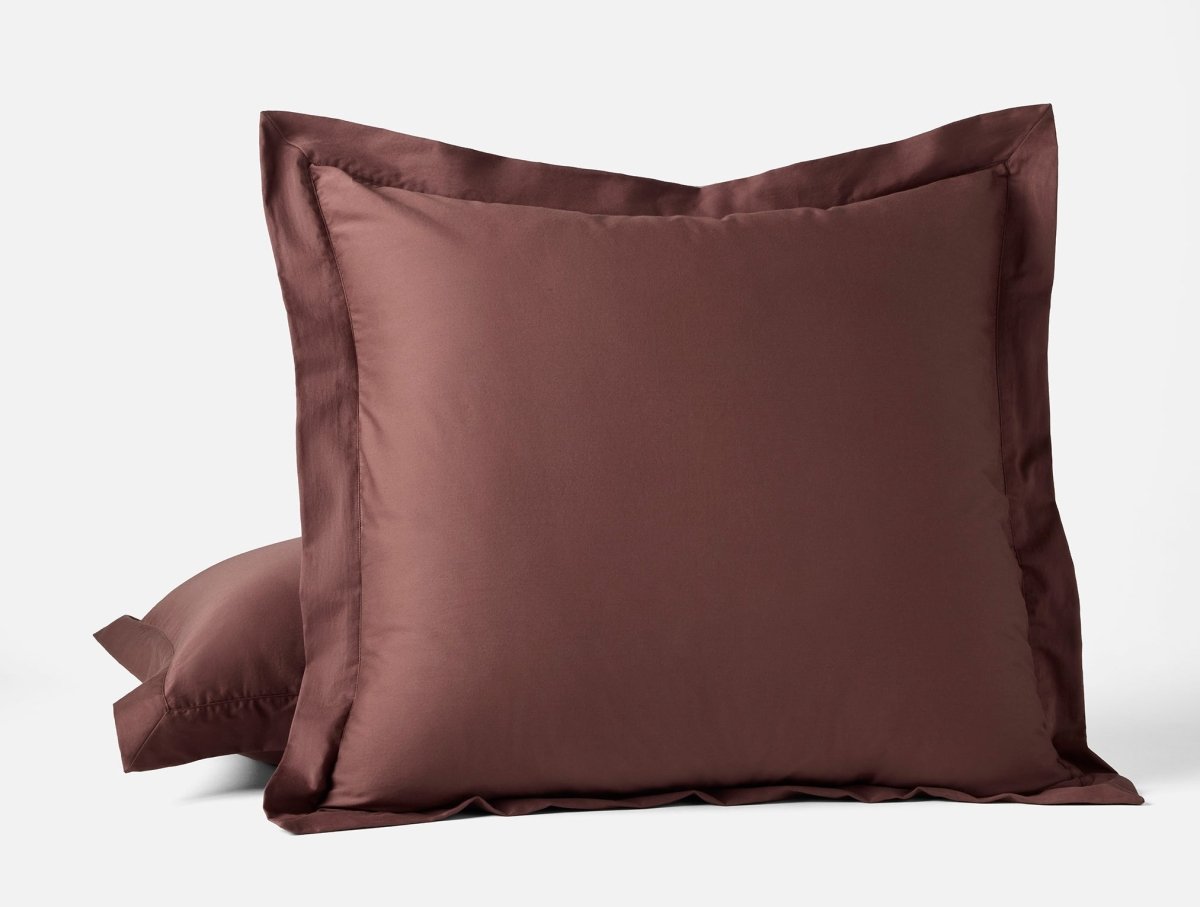 Cloud Soft Organic Sateen Mulberry Euro Sham | Coyuchi at Fig Linens and Home