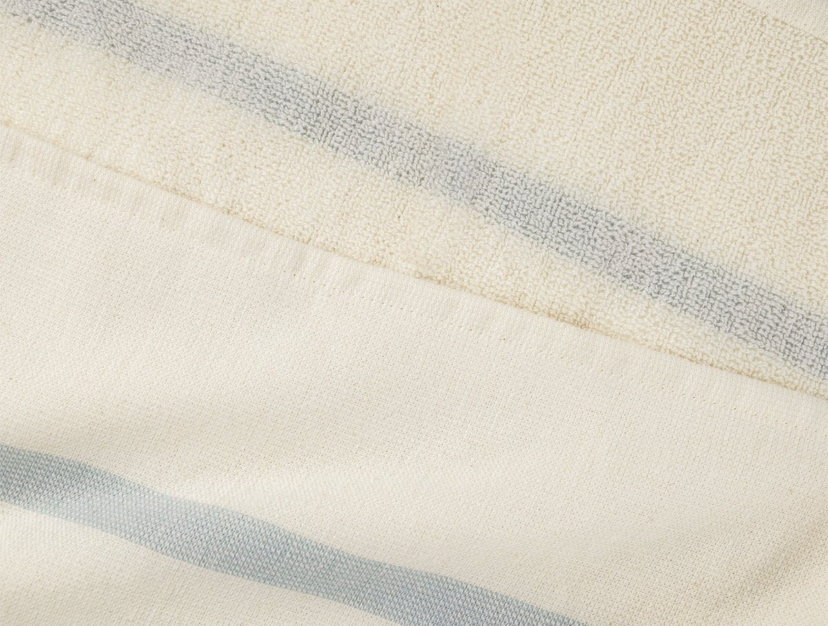 Coyuchi Laguna Organic Beach Blanket in Twilight Blue at Fig Linens and Home - View 2