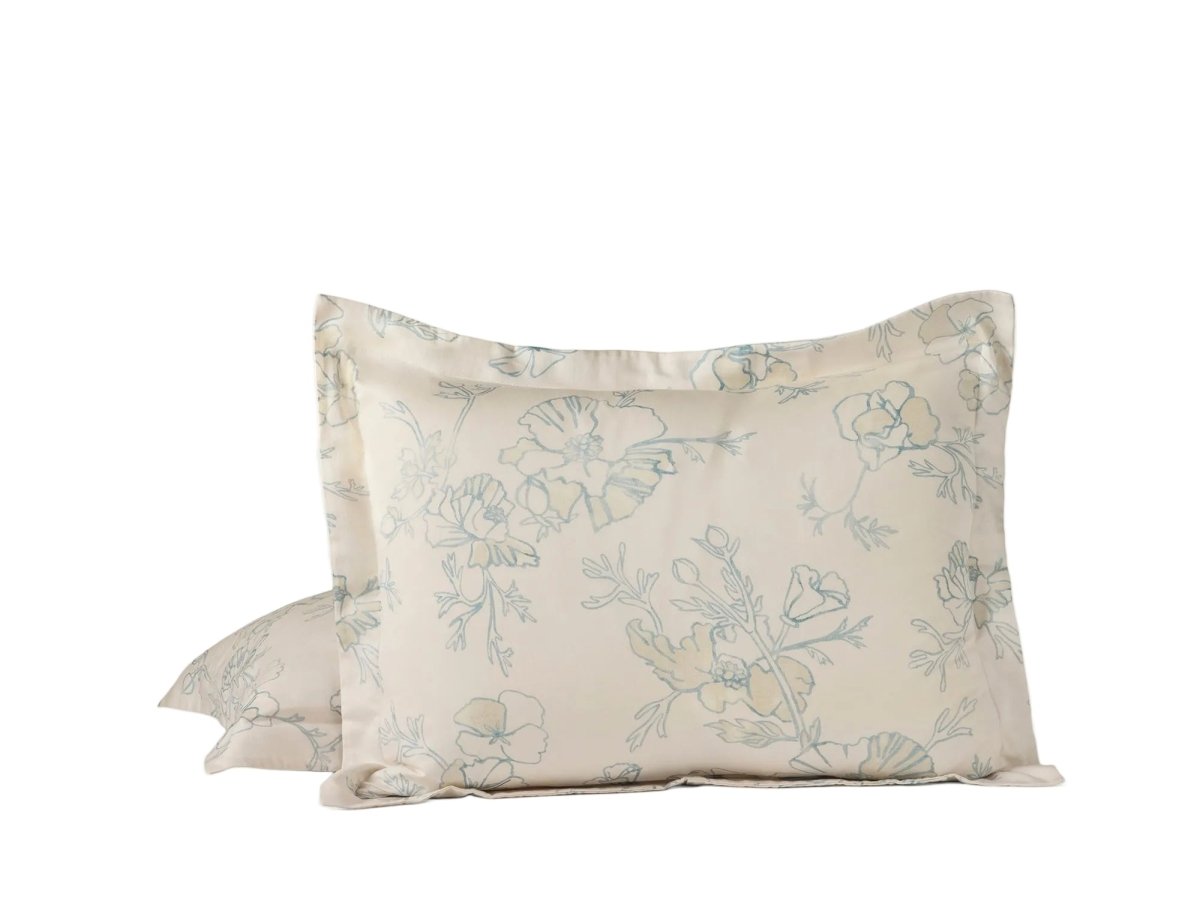 Pillow Sham - Coyuchi Romneya Organic Print Bedding at Fig Linens and Home