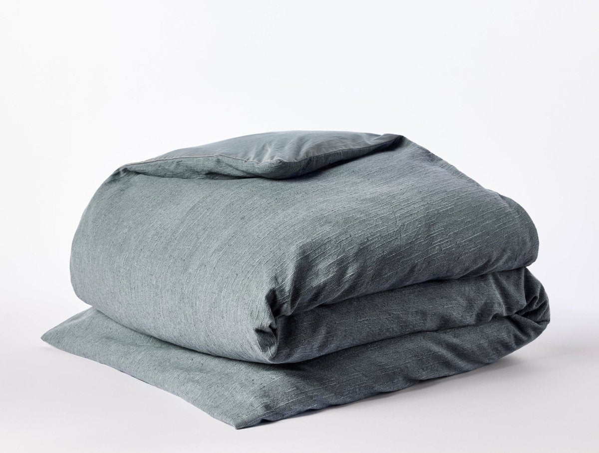 Coyuchi Marine Toro Canyon Organic Bedding by Coyuchi - Duvet Cover at Fig Linens and Home
