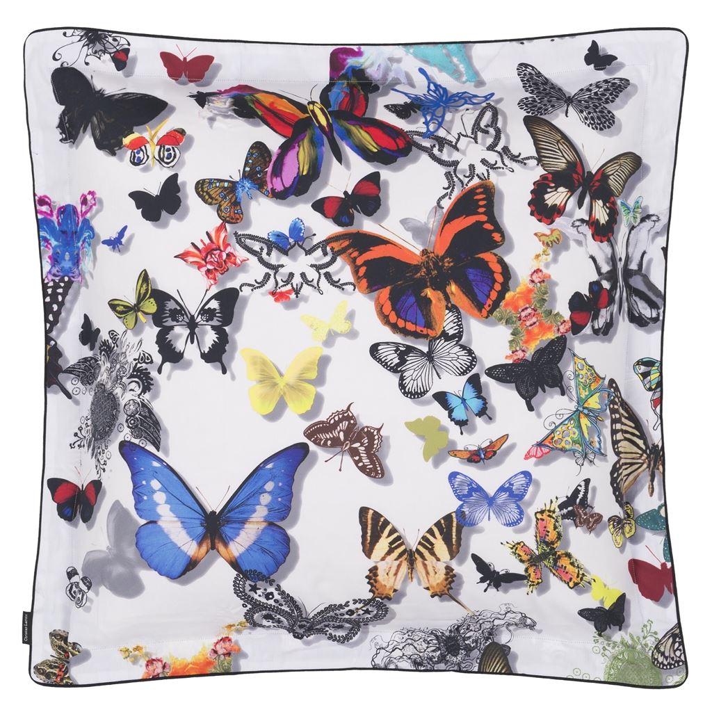 Euro Square Shams - Set of 2 - Christian Lacroix Butterfly Parade Opalin Bedding