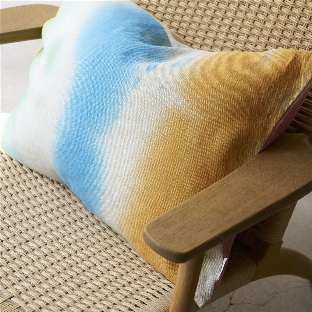 Designers Guild Brera Arte Fuchsia Decorative Pillow 18" x 24" Decorative Pillow Fuchsia at FIG LINENS AND HOME 3