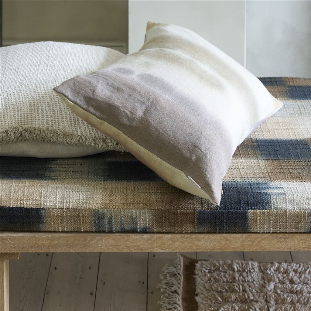 Designers Guild Brera Arte Linen Decorative Pillow 18" x 24" Decorative Pillow Linen at FIG LINENS AND HOME 2