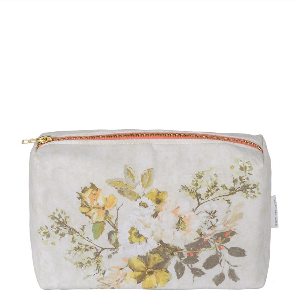 Designers Guild Margaretta Sepia Medium Toiletry Bag