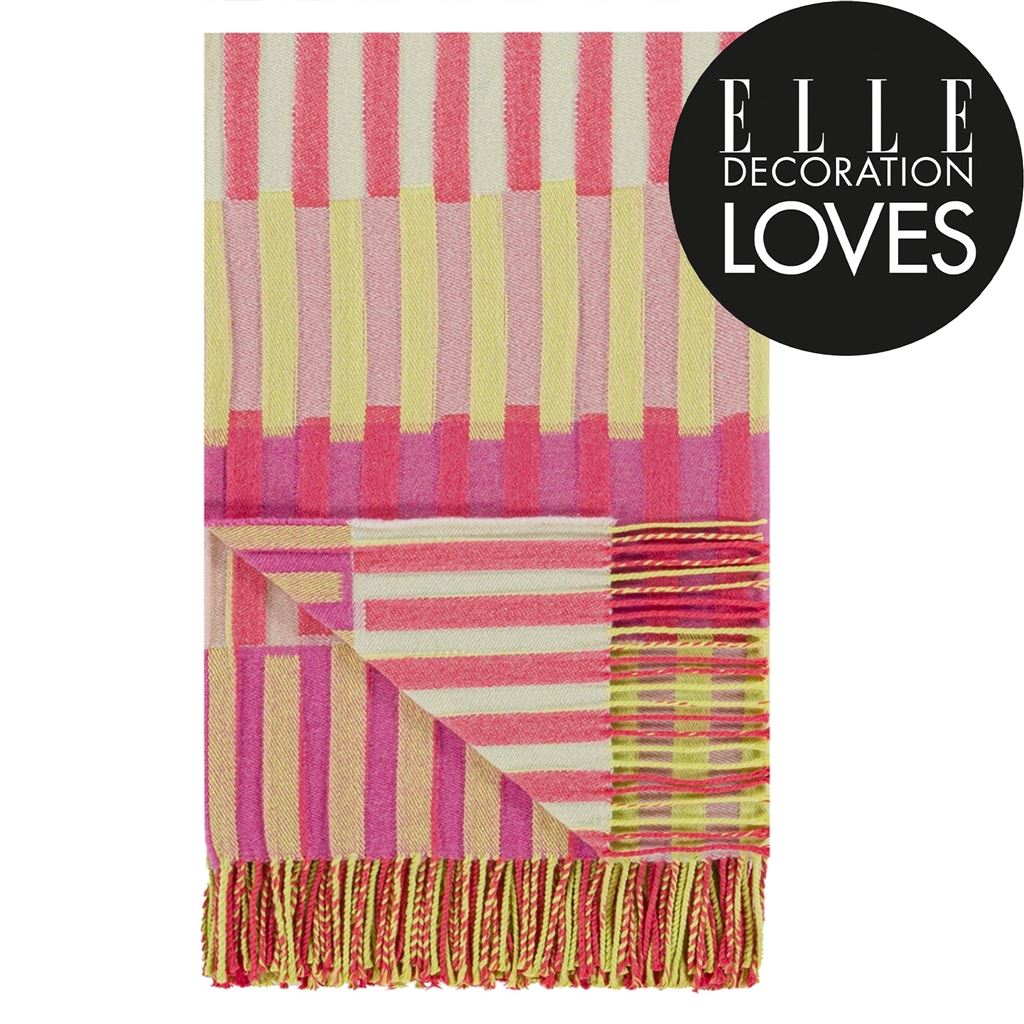 Designers Guild Murazzi Peony Throw at Fig Linens and Home - 11