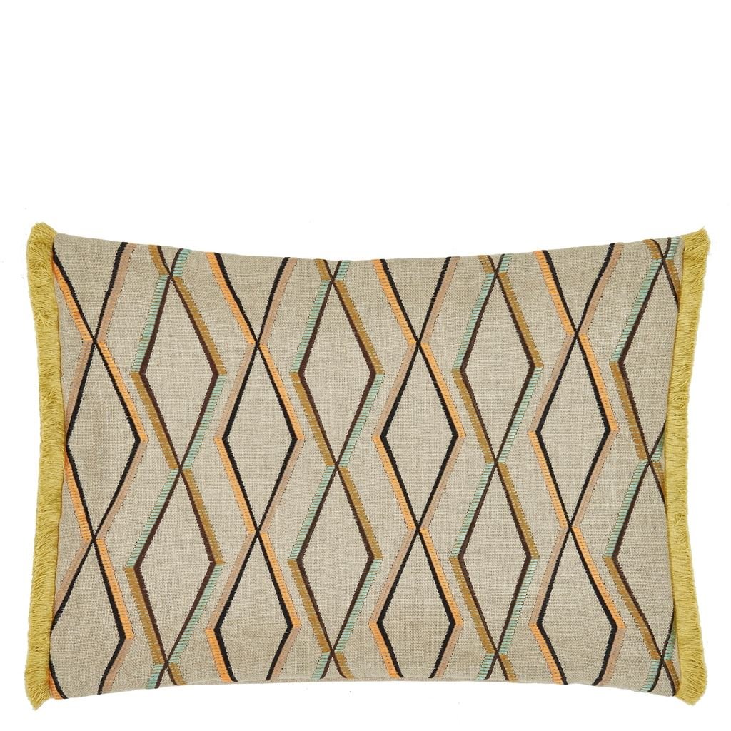 Designers Guild Trevenna Ochre Decorative Pillow 18" x 24" Decorative Pillow Ochre at FIG LINENS AND HOME 5