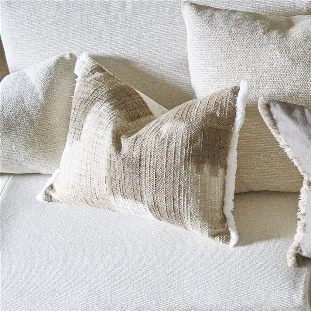 Harlyn Bay Linen Decorative Pillow - Designers Guild at Fig Linens and Home 86
