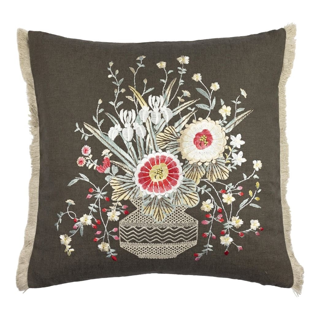 Palette Provencale Bark Decorative Pillow - Designers Guild at Fig Linens and Home 109