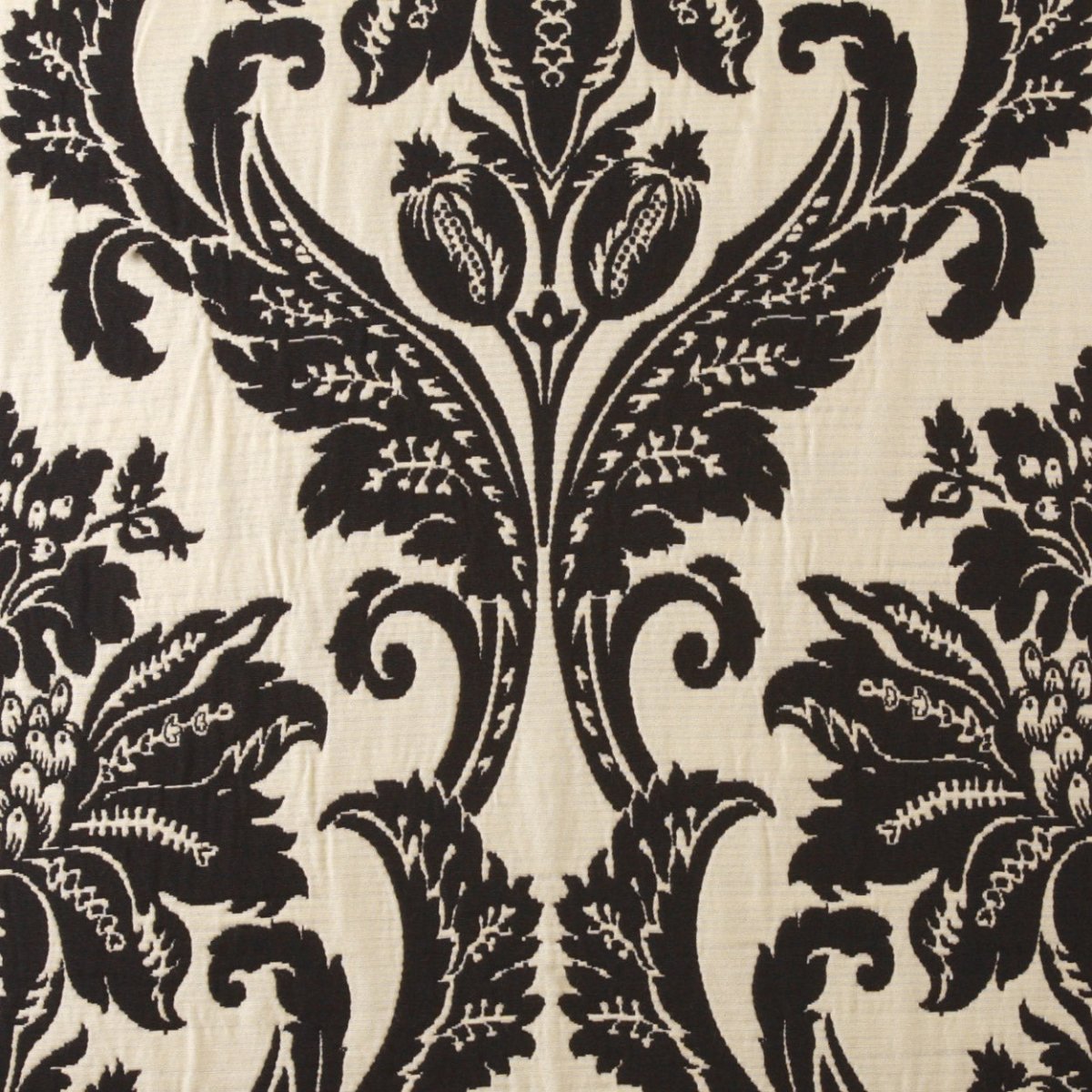 Beatrice Pillow in Black - fabric swatch detail by D.V. KAP Home