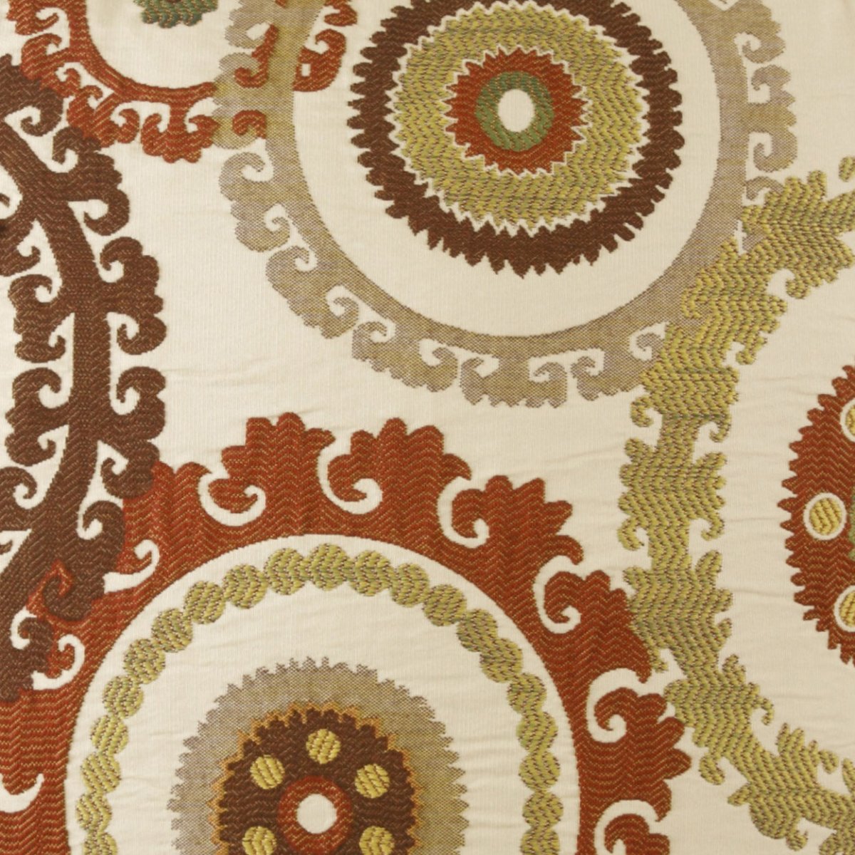 Taraz Pillow in Teak - fabric swatch detail by D.V. KAP Home
