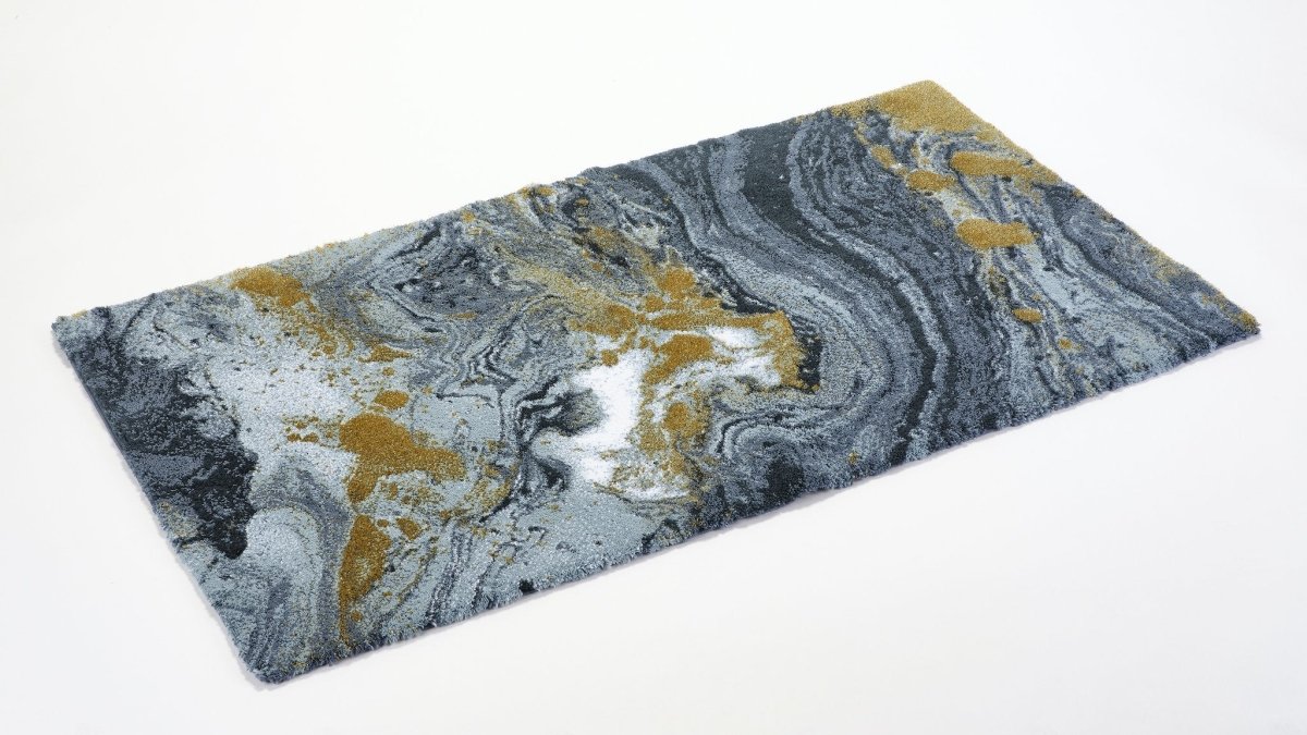 Fig Linens - Midnight Bath Rug by Abyss and Habidecor - Lifestyle