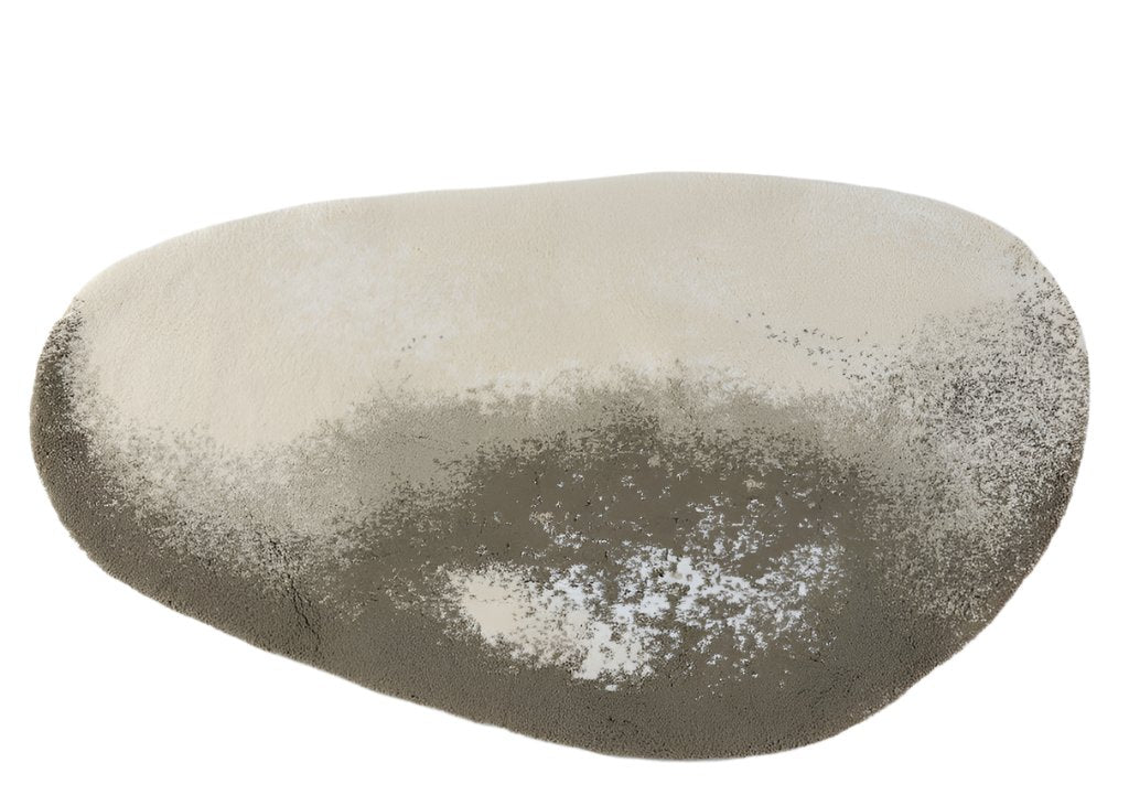 Fig Linens - Large Linen Stone Rug by Abyss and Habidecor