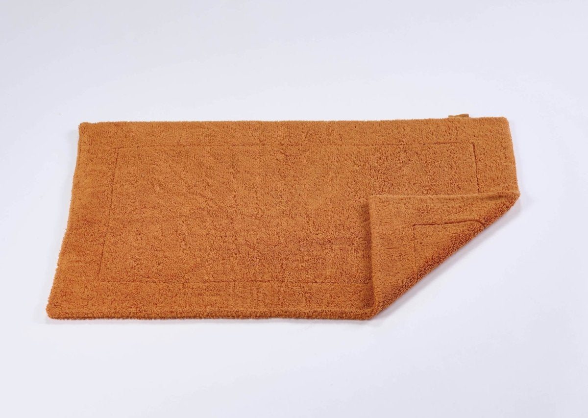 Fig Linens - Double Bath Mat 23x39 by Abyss and Habidecor - Tangerine