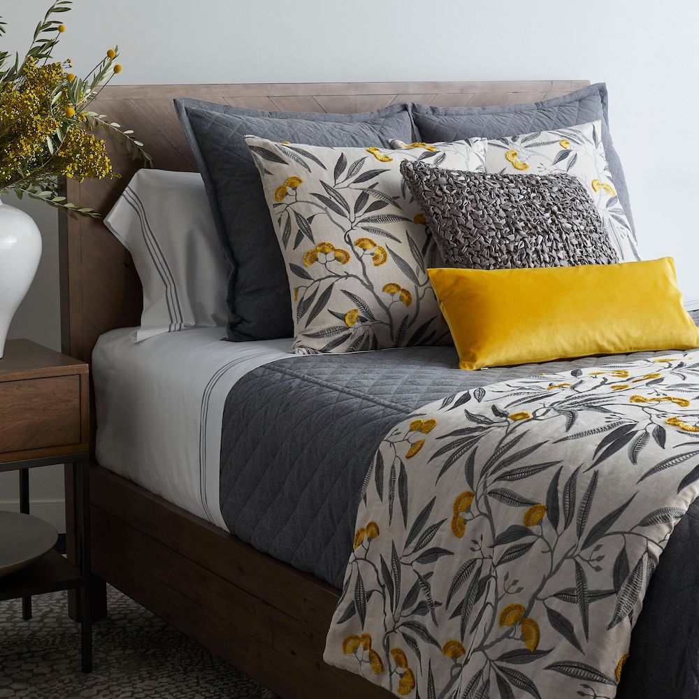 Lifestyle - Alyssum Throw -The MET x Ann Gish Collection | Fig Linens and Home - View 1