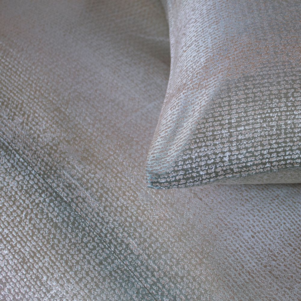 Closeup - Anguilla Aquamarine Bedding by Ann Gish | Fig Linens and Home