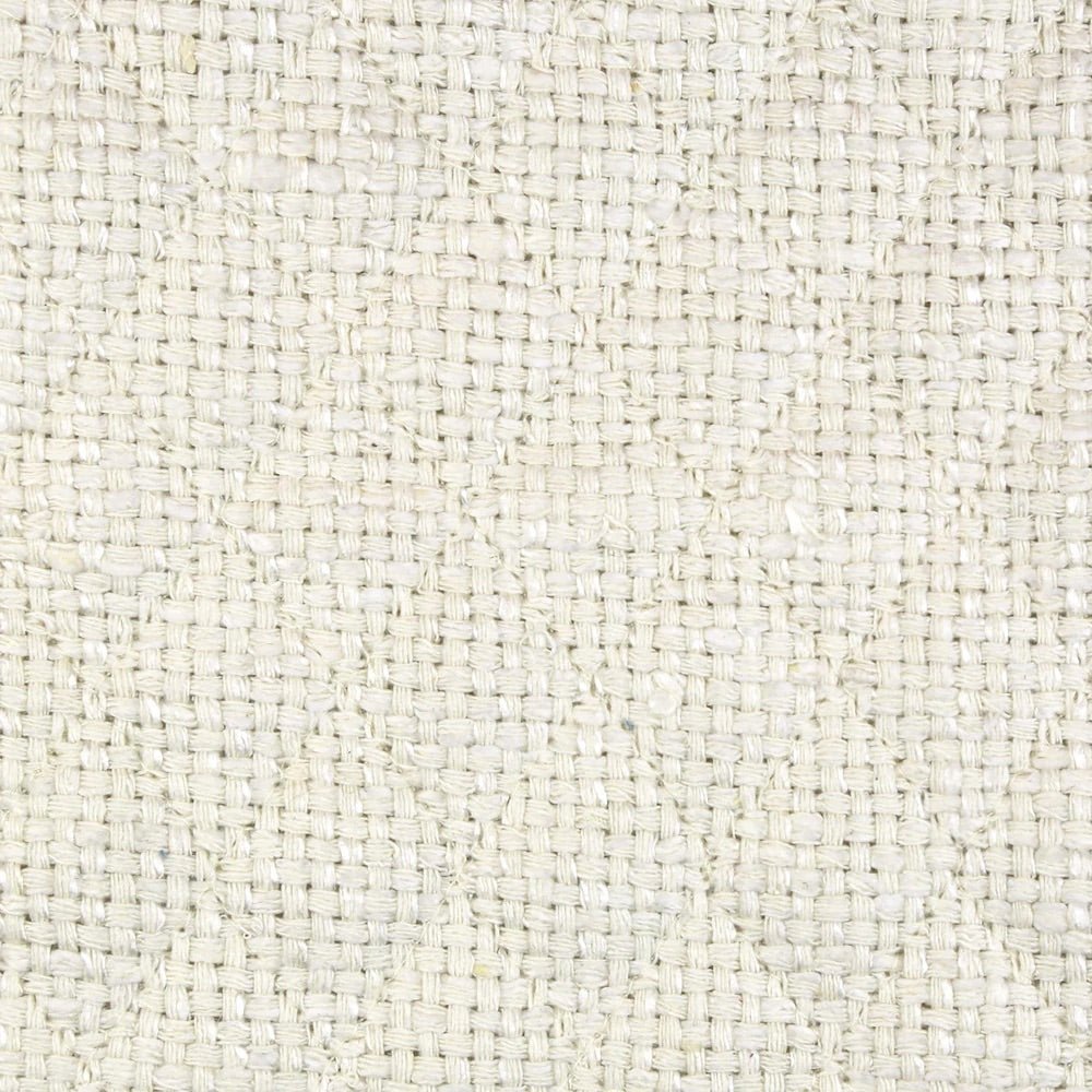 Ivory Swatch - Basketweave Quilted Box Spring Cover by Ann Gish | Fig Linens