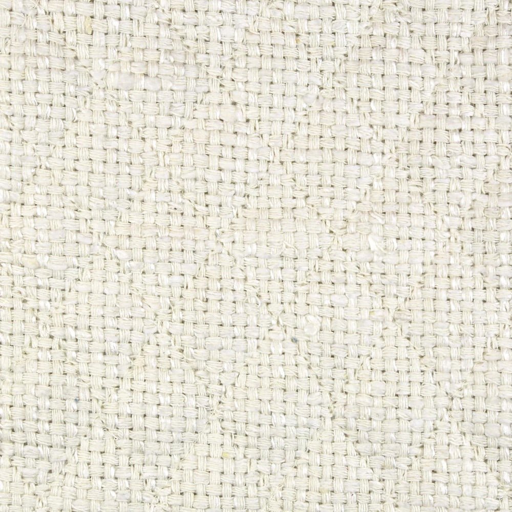 Ivory Swatch - Basketweave Quilted Box Spring Cover by Ann Gish | Fig Linens