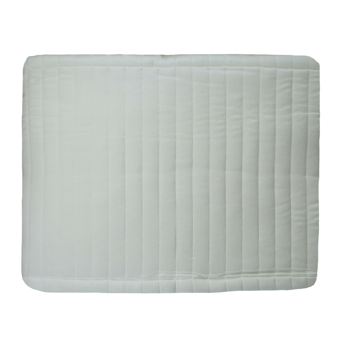 Silver Charmeuse Channel Quilted Box Spring Covers by Ann Gish - Fig Linens