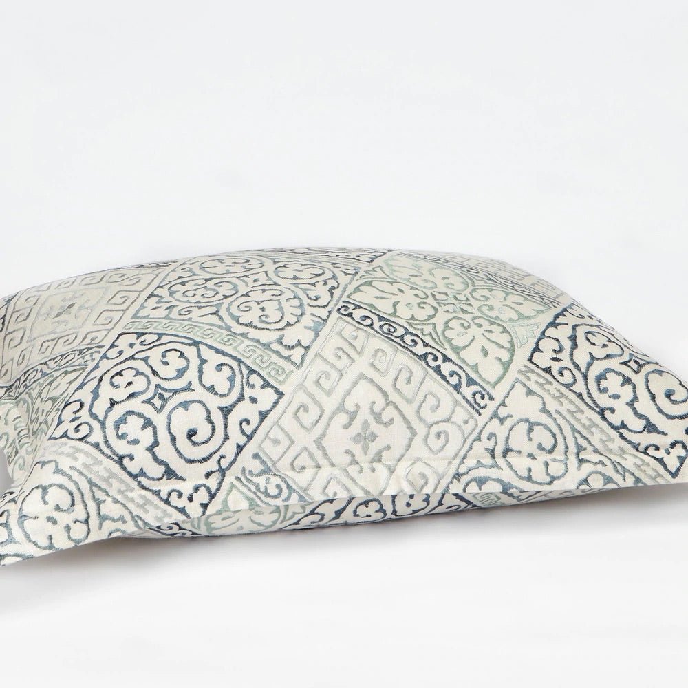 Oporto Blue Sham by Ann Gish | Fig Linens and Home