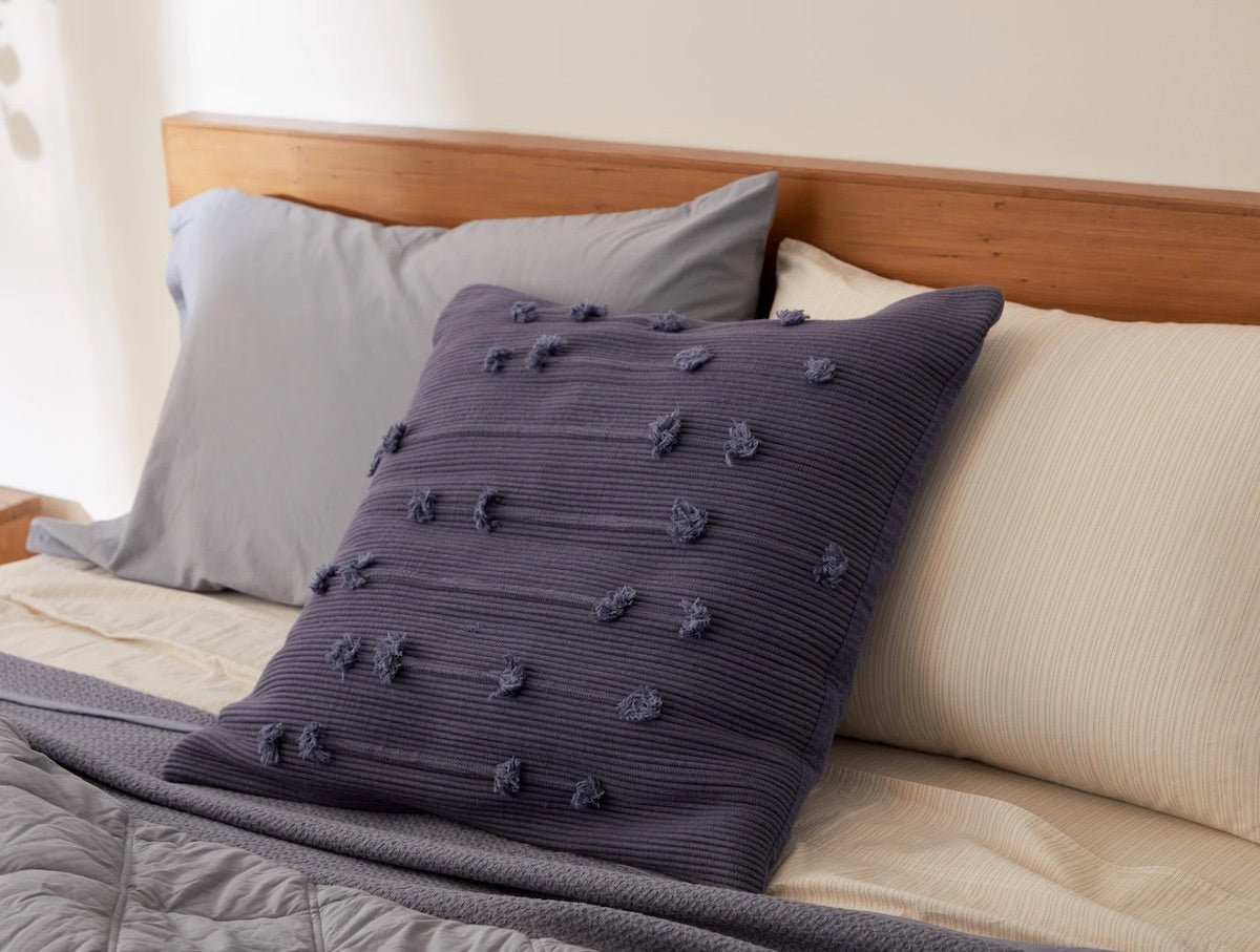 Blue Jay Alma Pillow Cover by Coyuchi | Fig Linens