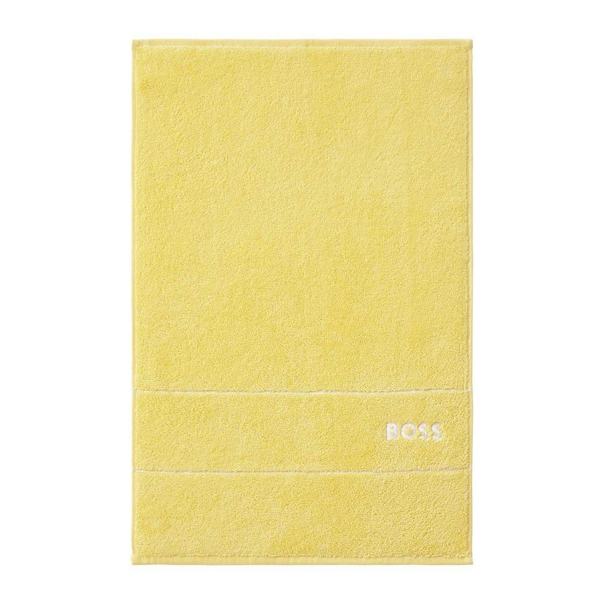 Fig Linens - Plain Limelight Bath Towels by Hugo Boss - Guest Towel