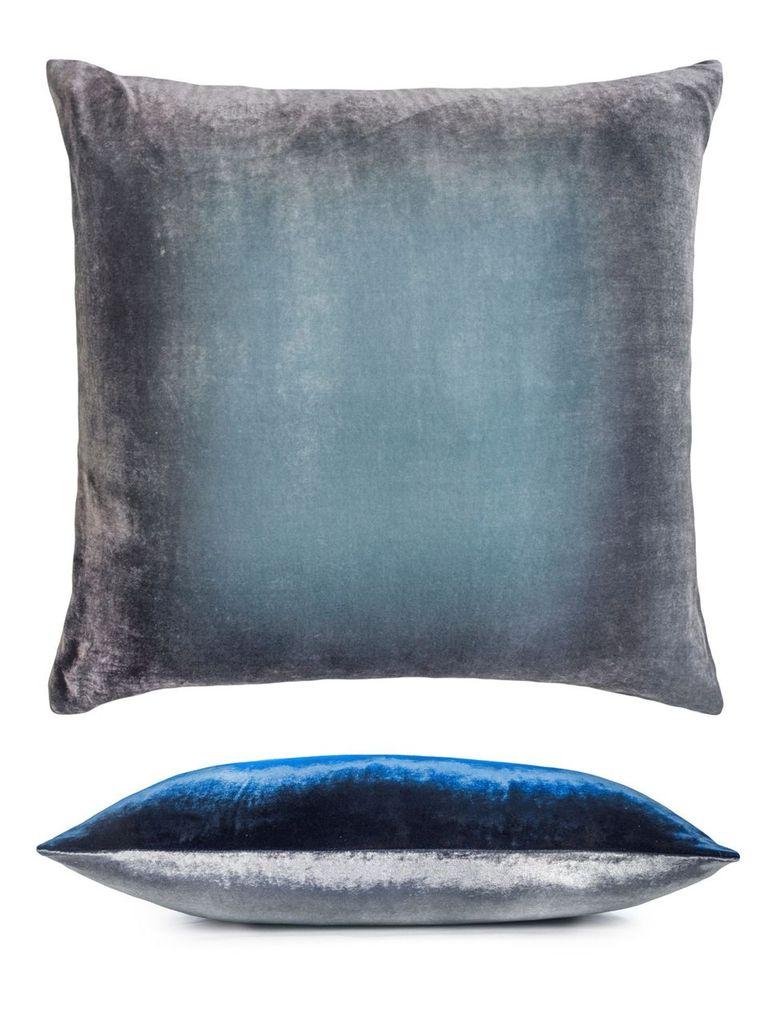 Fig Linens - Dusk / Midnight Reversible Ombre Pillow by Kevin O'Brien Studio