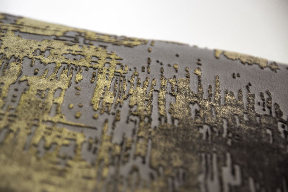 Fig Linens - Oregano Brushstroke Velvet Pillows by Kevin O'Brien Studio - Detail