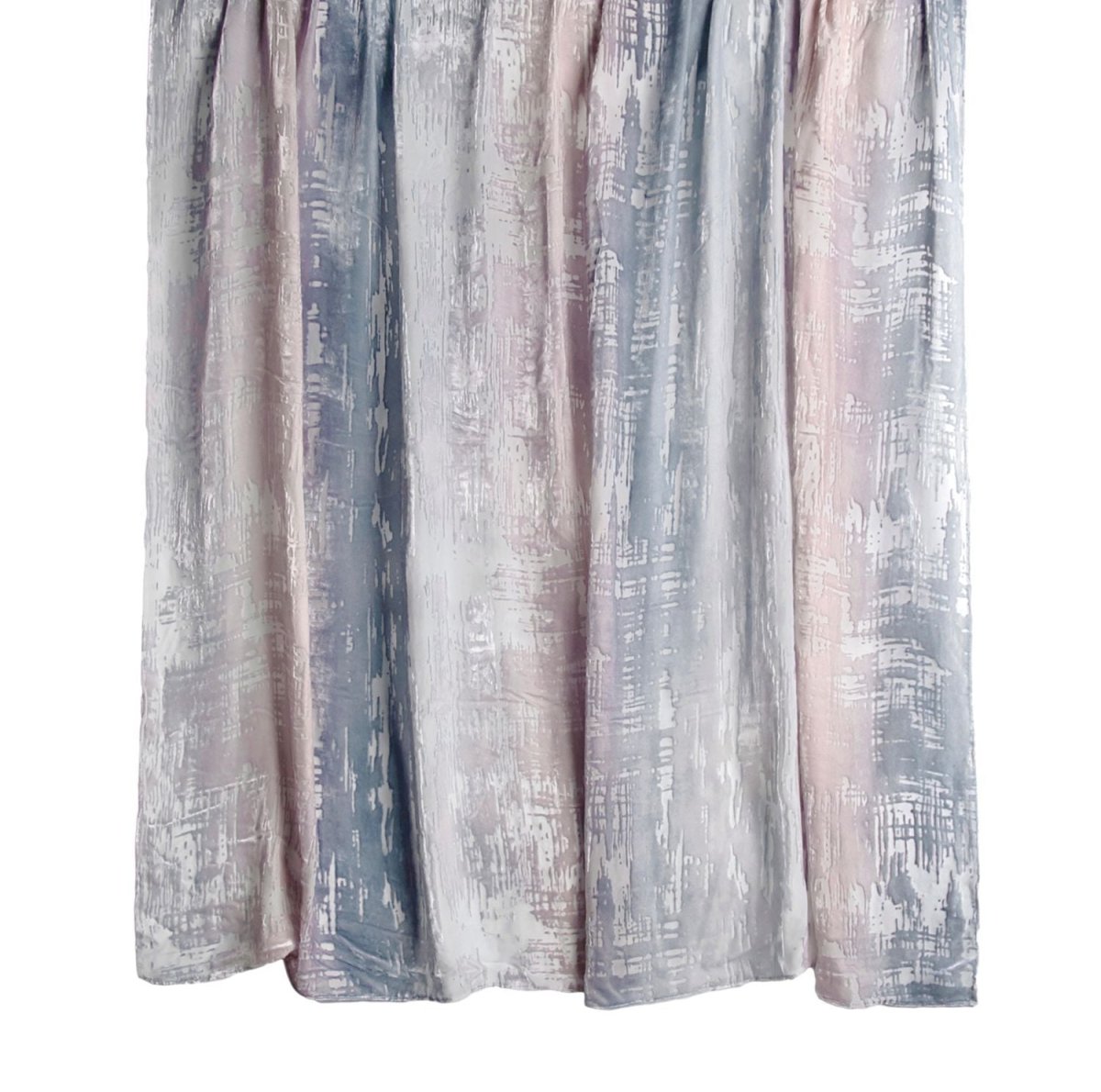 Fig Linens - Moonstone Brushstroke Velvet Throw by Kevin O'Brien Studio