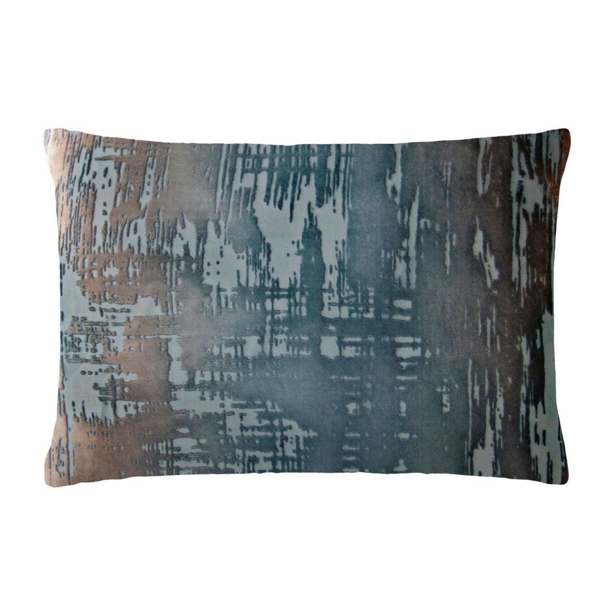 Brush Stroke Gunmetal Velvet Pillows Kevin O'Brien Studio -