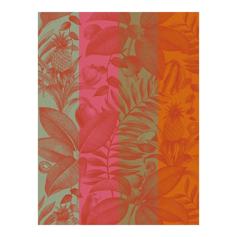Fig Linens - Fruits Exotiques Orange Tea Towels by Le Jacquard Français
