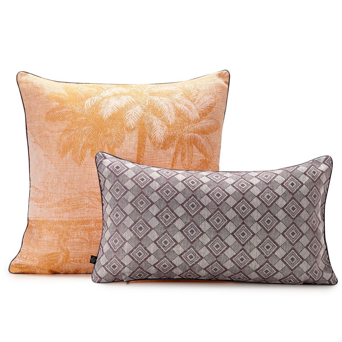 Fig Linens - Croisière sur le Nil Desert Pillows by Le Jacquard Français